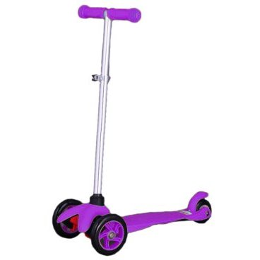 Фото Самокат Vinca Sport, трехколесный, городской, детский от 3 лет, колеса светящиеся, фиолетовый, до 35кг,  VSP 2А violet