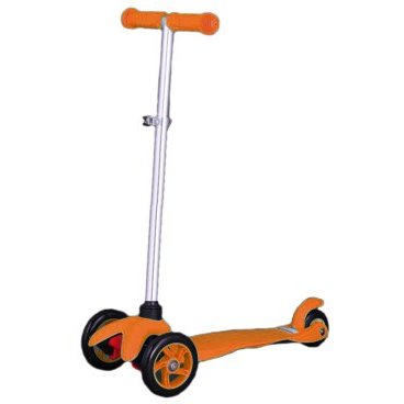 Самокат Vinca Sport, детский, от 3 лет, трехколесный, городской, до 35 кг, светящиеся колёса, VSP 2 orange