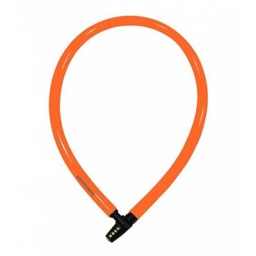 Фото Велосипедный замок Kryptonite Cables KEEPER 665 KEY CBL тросовый, на ключ 6 x 650, оранжевый, 720018002444