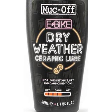 Смазка Muc-Off eBike Dry Lube, для цепи, 2019, 50 ml, 1104