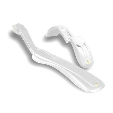 Крылья SIMPLA Raptor SDE White, комплект для велосипедов 24”-28”, белые, S16