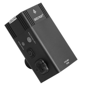 Фонарь передний GACIRON V7S-800, 800lm, 1 диод, 4 режима, Li-аккумулятор, USB, крепление H09S,алюминий, V7S-800