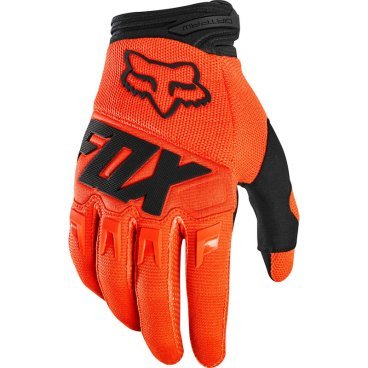 Велоперчатки подростковые Fox Dirtpaw Race Youth, оранжевый, 2020, 23959-824-YXS