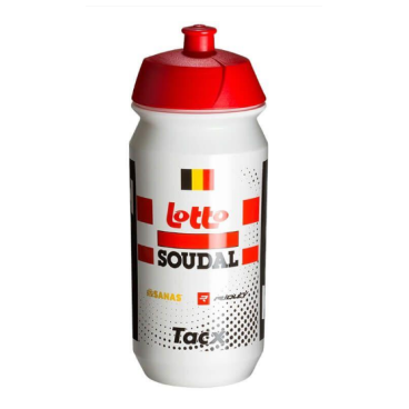 Фото Фляга велосипедная Tacx Pro Teams Lotto-Soudal, 500 мл, бело-красный, T5749.08
