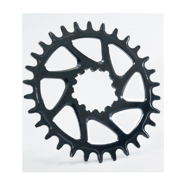 Фото Звезда велосипедная Garbaruk, передняя, SRAM BB30 Round 36T Black, 5907441526258