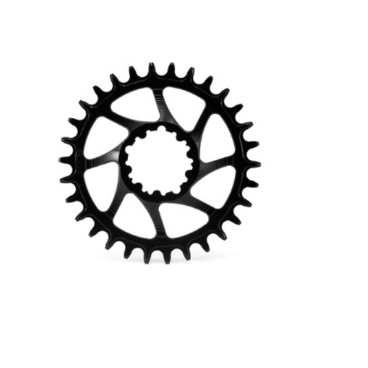 Звезда велосипедная Garbaruk, передняя, SRAM GXP Round 36T Black, 5907441529129