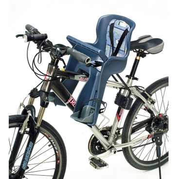 Детское велокресло YC, на подседельную трубу, переднее, синее, до 15 кг, 260x525x190 мм, YC-699 (blue)