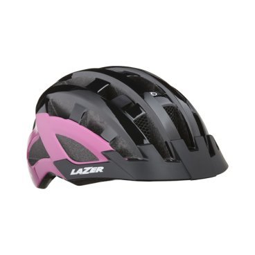 Велошлем Lazer Petit Dlx, черно-розовый, 2020, BLC2197887189
