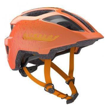 Фото Шлем велосипедный подростковый Scott Spunto Junior (CE), оранжевый 2020, 275232-6522
