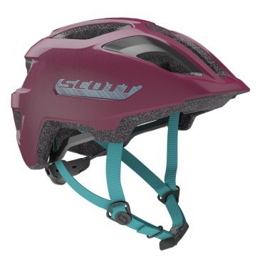 Фото Шлем велосипедный подростковый Scott Spunto Junior (CE), фиолетовый 2020, 275232-5489
