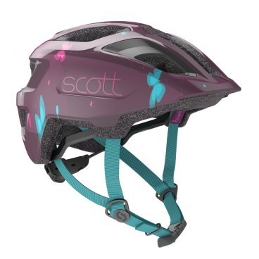 Фото Шлем велосипедный детский Scott Spunto Kid (CE), фиолетовый 2020