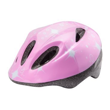 Фото Шлем велосипедный детский Stels MV-5, бело-розовый