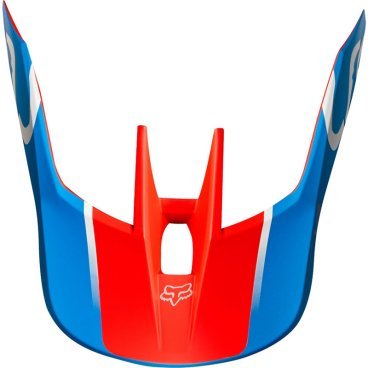 Козырек к шлему Fox V3 Kila Helmet Visor, пластик, Blue/Red .22969-149-L/XL