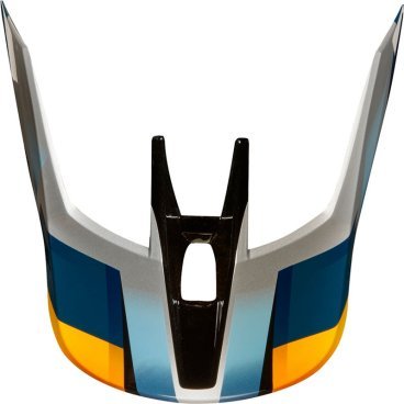 Козырек к шлему Fox V3 Motif Helmet Visor, пластик, Blue/Silver, 22970-141-L/XL
