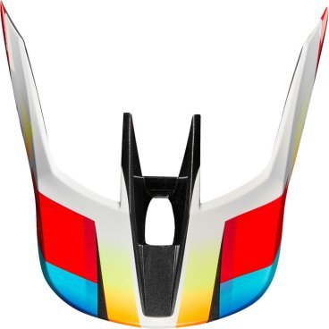 Козырек к шлему Fox V3 Motif Helmet Visor, пластик, Red/Yellow, 22970-080-L/XL