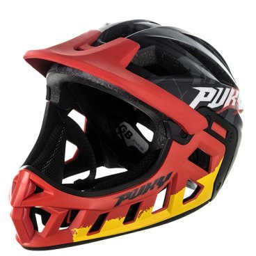 Шлем велосипедный Puky, фулфейс, black, NS91103