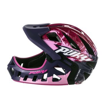 Шлем велосипедный Puky, фулфейс, pink, NS91173