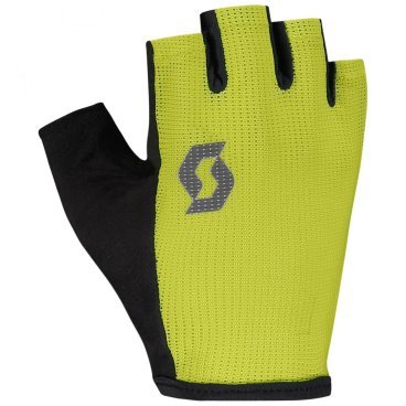Фото Велоперчатки SCOTT Aspect Sport Gel, короткие пальцы, sulphur yellow/black, 2020, 270124-5083