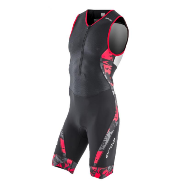 Комбинезон для триатлона Orca 226 Kompress Race suit, черный/красный, 2018, HVD0