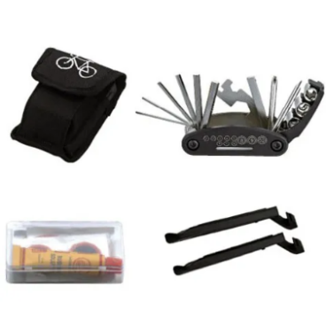 Набор инструментов KENLI, монтажки, набор шестигранников, аптечка, в сумке, KL-9809