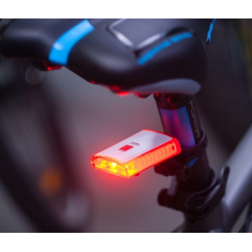 Фонарь велосипедный Jokie XC-142, задний, USB кабель, 3 светодиода, RLEXC1420001