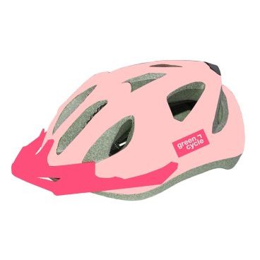 Фото Шлем велосипедный детский Green Cycle FRIDA, розовый лак