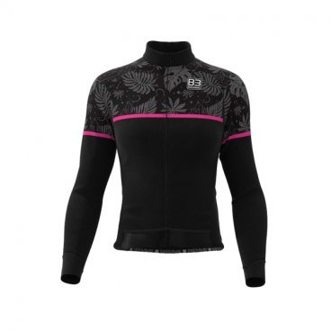 Куртка велосипедная женская Biemme DARK TEIDE AC26, черно-розовый 2020, A30L1032L