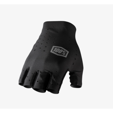 Велоперчатки 100% Sling Short Finger Gloves, Black, 10020-001-12