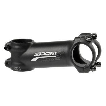 Вынос велосипедный ZOOM, внешний, нерегулируемый, 1 1/8", 100мм/+7`, для руля 31,8мм, алюминий, черный, 5-404506