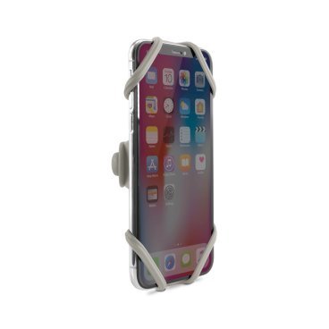 Держатель для смартфона BONE BIKE TIE PRO 2, силикон, на вынос, универсальный, 4.0'-6.5', серый, 07-180023
