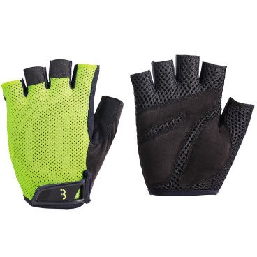 Перчатки велосипедные BBB gloves CoolDown, неон желтый 2020, BBW-56
