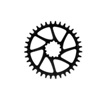 Звезда передняя велосипедная GARBARUK, SRAM GXP Round, BOOST, 36T, Black, 5907441529051