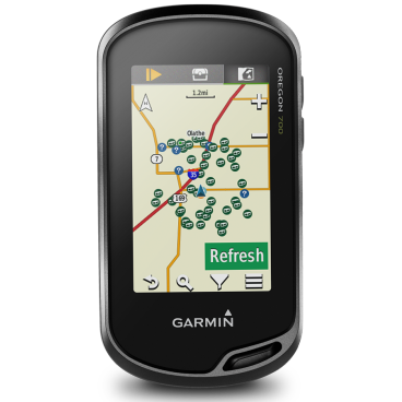 Велосипедный навигатор Garmin Oregon 700t,GPS,Topo Russia, черный, 010-01672-10