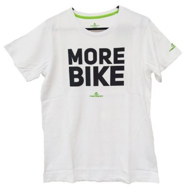 Фото Футболка велосипедная MERIDA T-Shirt More Bike, White, короткий рукав, 2287013152