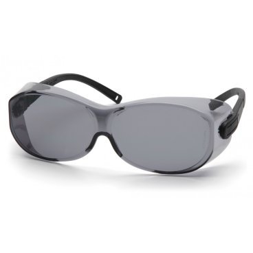 Очки велосипедные PYRAMEX OTS XL, защитные, на очки с диоптриями,  серые линзы, S7520SJ