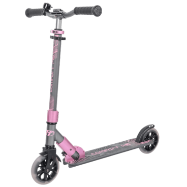 Фото Самокат Tech Team Comfort 145R Lux, детский, складной, двухколесный, розовый, 2021