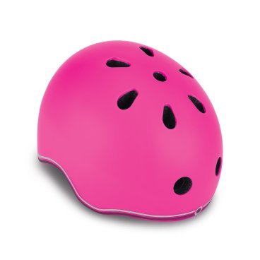Шлем велосипедный Globber GO UP LIGHTS, детский, розовый, 506-110
