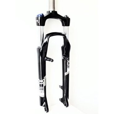 Вилка велосипедная амортизационная Suntour, 26'', под V-brake и диск, ход 120мм, ось 9мм,1.1/8'', черная, SF13-XСM30-LO2