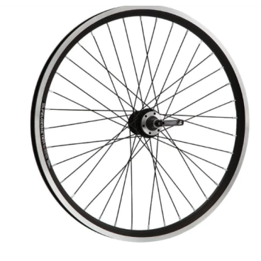 Фото Колесо велосипедное, 26", переднее, под диск, двойной обод, втулка алюминий, на промподшипниках, эксцентрик, 630305
