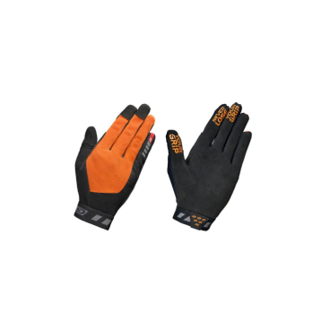 Велоперчатки GripGrab Vertical, черно-оранжевые, 1050L011