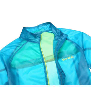 Куртка влагозащитная Santic, размер L, светло голубой, MC07010BL