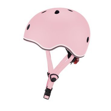 Фото Шлем велосипедный Globber GO UP LIGHTS, детский, пастельно-розовый