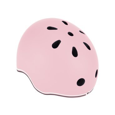 Шлем велосипедный Globber GO UP LIGHTS, детский, пастельно-розовый