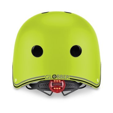 Шлем велосипедный Globber PRIMO LIGHTS, детский, зеленый