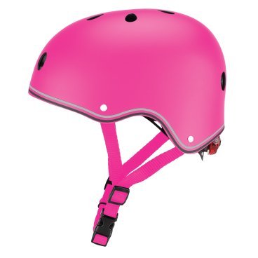 Фото Шлем велосипедный Globber PRIMO LIGHTS, детский, розовый