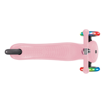 Самокат-трансформер Globber GO UP SPORTY LIGHTS, трехколесный, детский, светящиеся колеса, пастельно-розовый