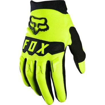 Фото Велоперчатки Fox Dirtpaw Youth Glove, подростковые, Flow Yellow, 2020, 25868-130-YL