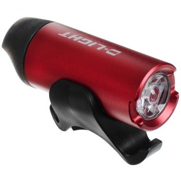 Фонарь велосипедный D-LIGHT с зарядкой от USB CG-123P, красный, 3072