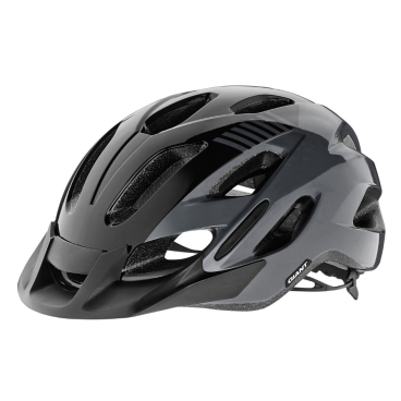 Шлем велосипедный Giant  PROMPT, подростковый, блестящий черный/серый, 800000991
