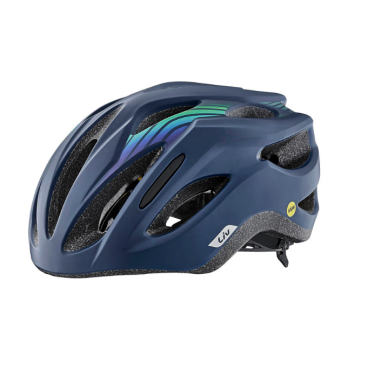 Шлем велосипедный Giant/LIV REV LIV COMP, с технологией MIPS, женский, матовый темно-синий/градиентный зеленый, 80000170